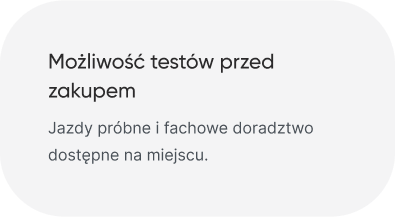Możliwość testów przed zakupem